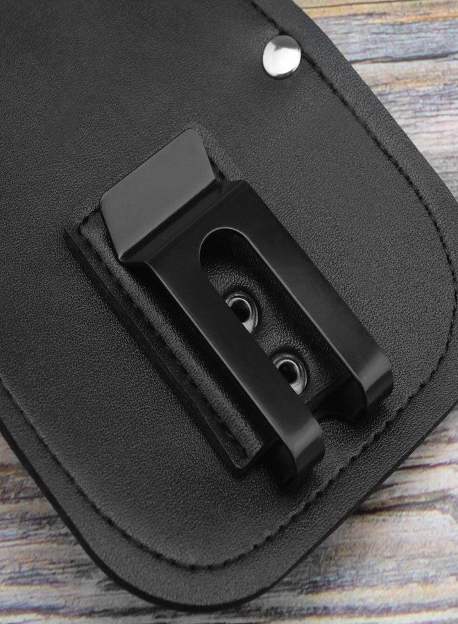 ECSiNG Garden Pruner Sheath PU Leather Protective Cover Scabbard for Gardening Tools Plier Scissors Black - Image 5