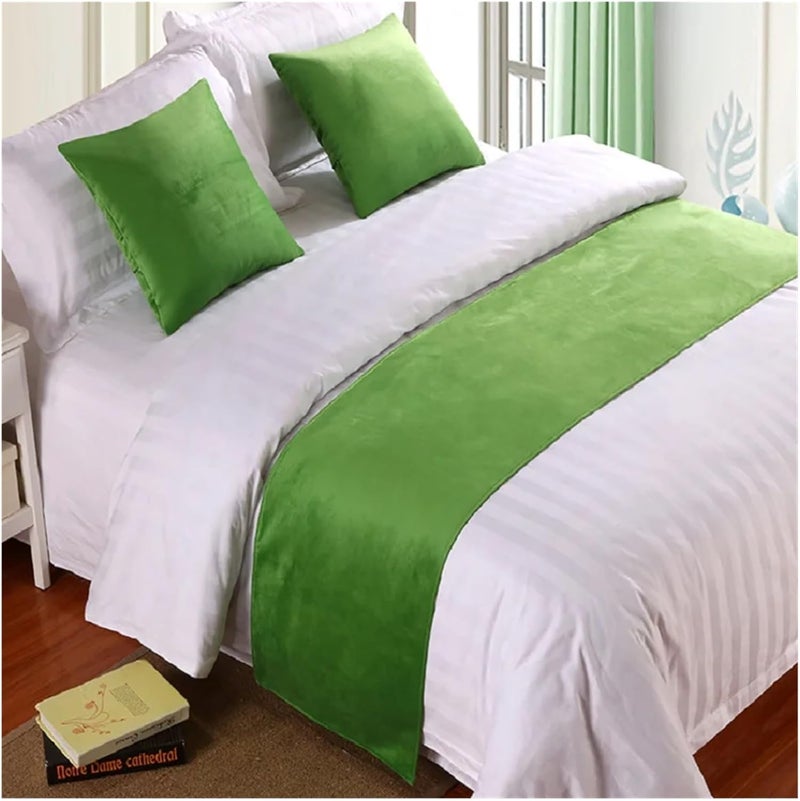 Bed Runner Throw Home Hotel Decoration Bed Flag Wedding Bedroom Bed Tail Towel Pillowcase,21-50x260cm Bed Runner - Image 4