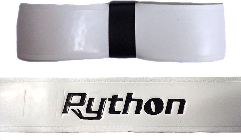 Python Deluxe Racquetball, Pickleball, Paddleball Replacement Wrap Grip (Black, Blue, and White Colors)