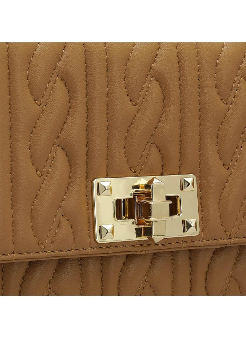 Da Milano  Genuine Leather Brown Sling Bag for Women | Best Price UAE