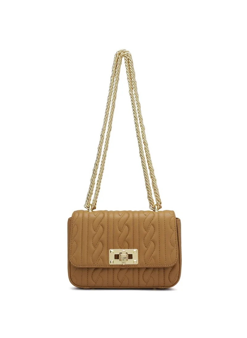 Genuine Leather Brown Sling Bag