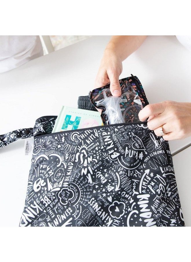 BUMKiNs - Waterproof Wet Dry Bags For Baby Travel Swimsuit Cloth Diapers Pump Parts Gym Clothes Toiletries Strap To Stroller Zipper Reusable Bag Packing Pouch - Image 1