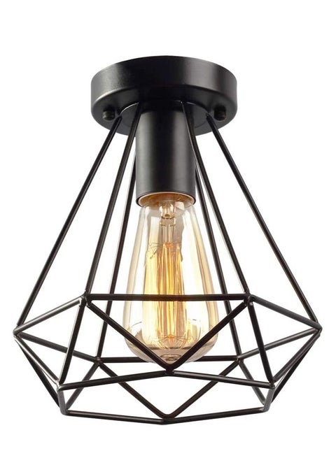 Diamond fit ceiling light  - Black
