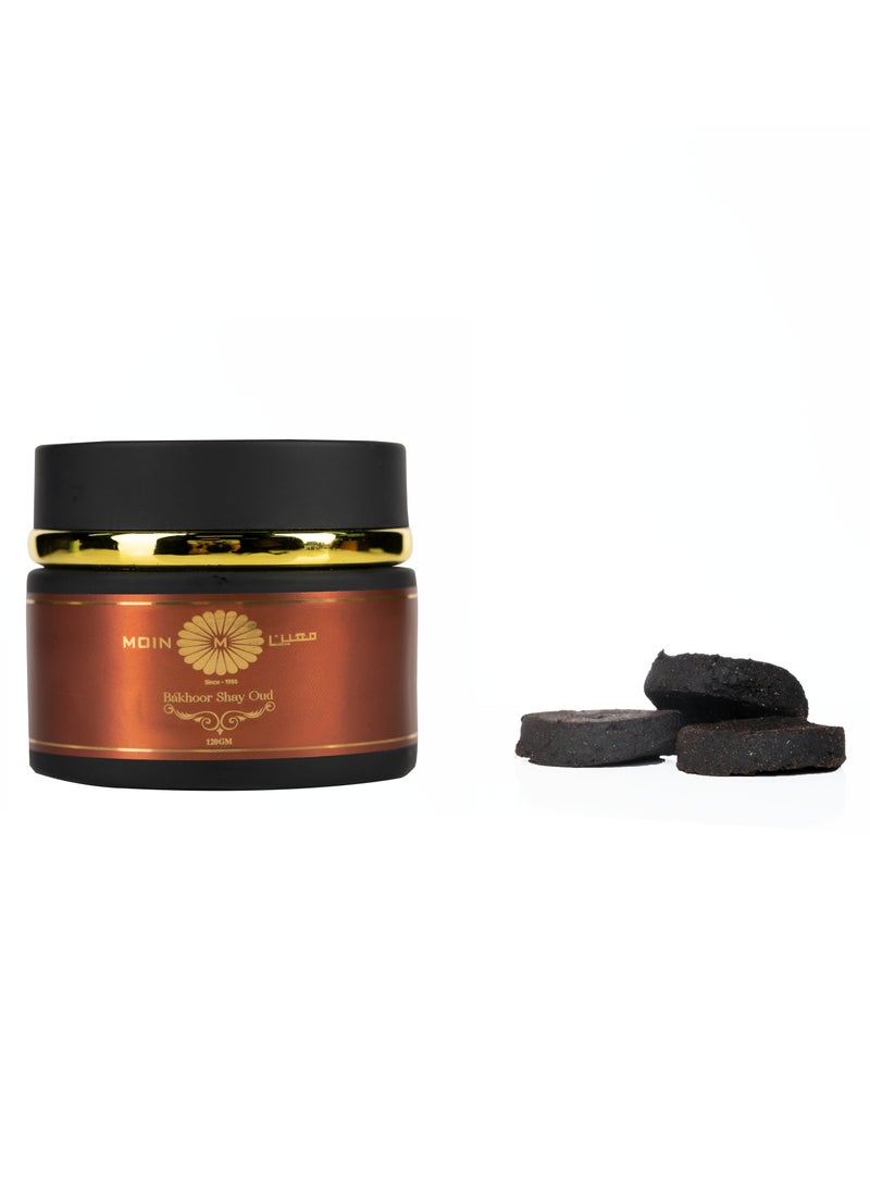 Moin Shay Oud Bakhoor 120g – Amber, Honey, Oud, Floral & Spicy Notes for a Warm, Woody, Sweet Aroma – Long Lasting Fragrance for Home, Office & Special Occasions 