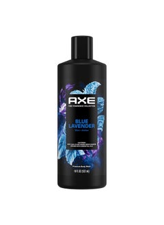 Axe Fine Fragrance Collection Body Wash For Men 12H Refreshing Scent Shower Gel Blue Lavender Infused With Lavender Mint And Amber Essential Oils 18 Oz  - Image 1