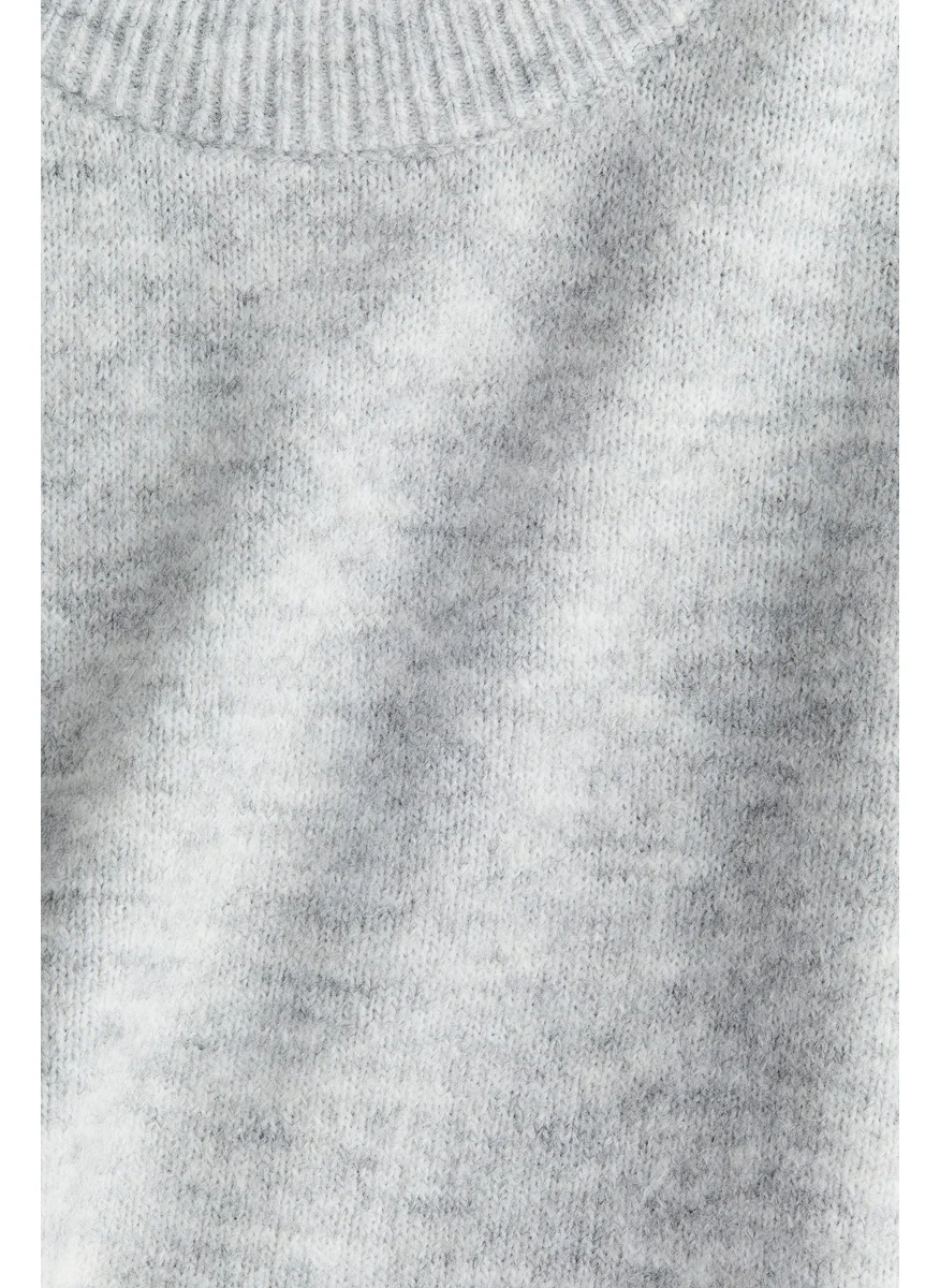 H&M Brushed Fine-Knit Top