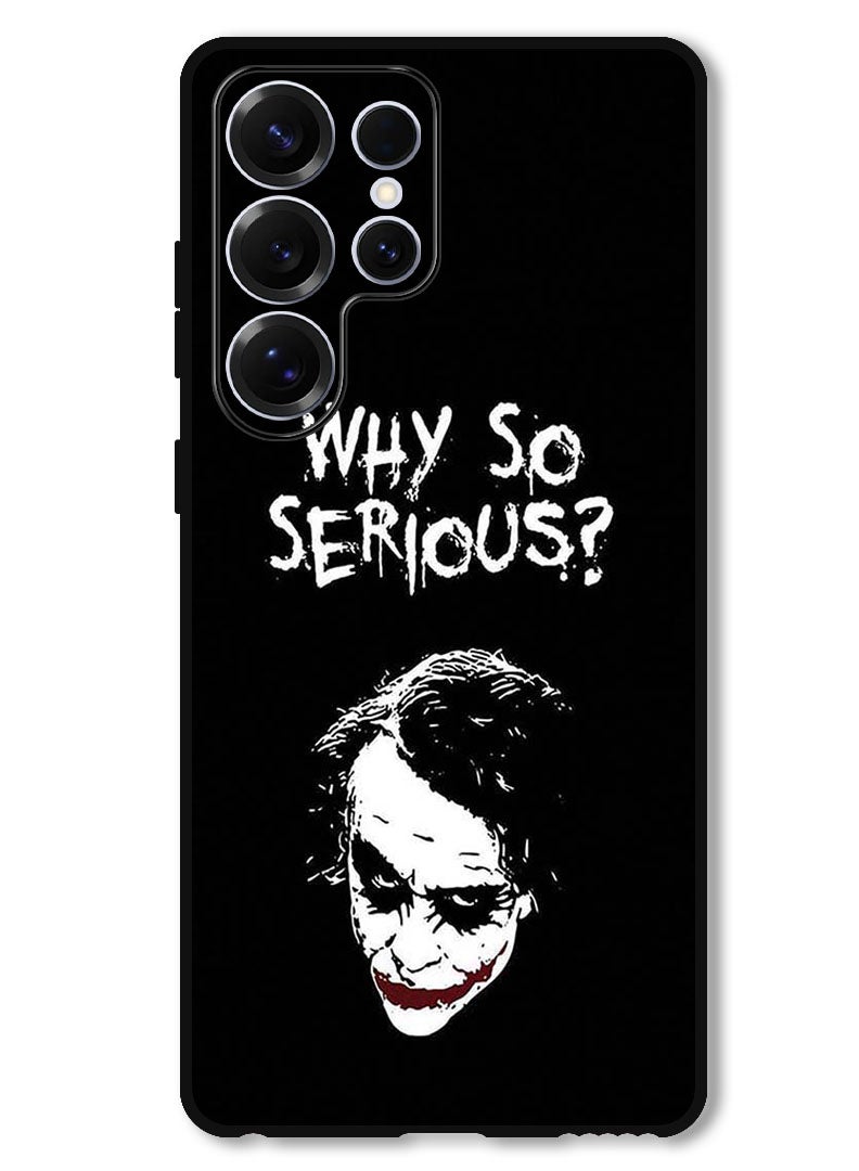 Theodor Protective Case Anti Scratch Shock Proof Bumper Cover For Samsung Galaxy S25 Ultra Why So Serious (2) - Image 1