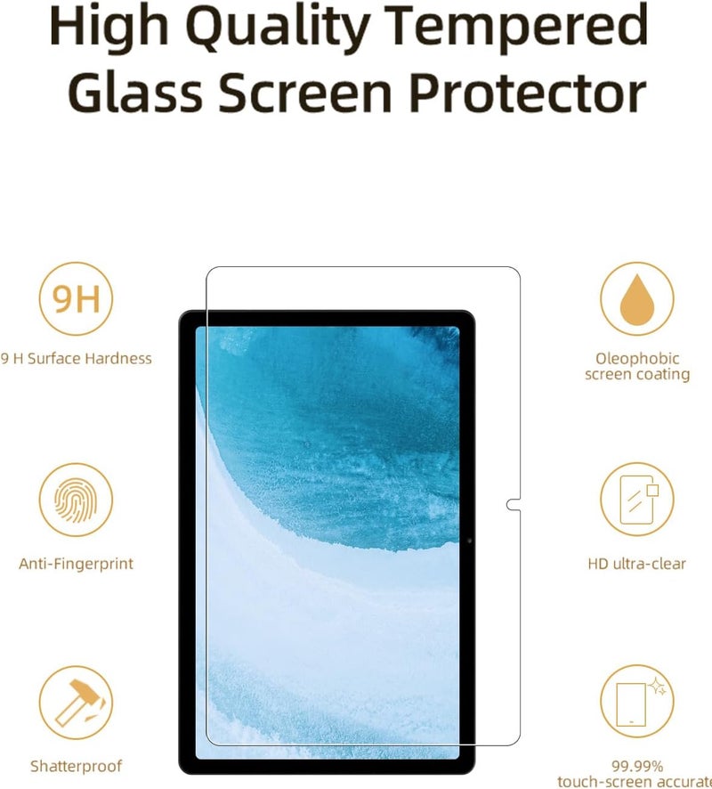 تي دبليو إي جي جي أو أن واقي شاشة لجهاز Honor Pad X9a، واقي شاشة زجاجي مقوى لجهاز Honor Pad X9a مقاس 11.5 بوصة شفاف - Image 2