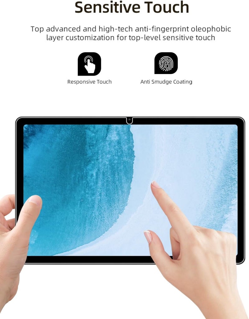 تي دبليو إي جي جي أو أن واقي شاشة لجهاز Honor Pad X9a، واقي شاشة زجاجي مقوى لجهاز Honor Pad X9a مقاس 11.5 بوصة شفاف - Image 4