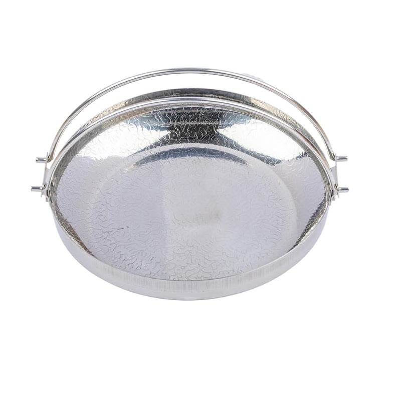 Alark قلاية ألارك 25 سم قاع عميق لطهي الطعام من الفولاذ المقاوم للصدأ بسمك ثقيل بسعة 2 لتر مع مقبض وأواني الطهي وصديقة لل induction غير لاصقة - Image 1