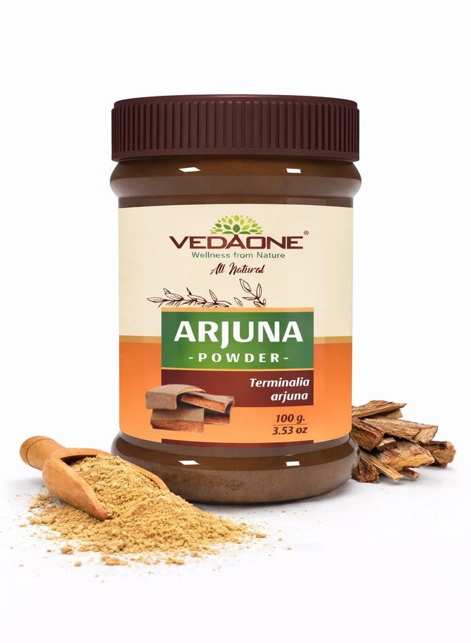 Vedaone Natural Arjuna Powder - 100g For Healthy Heart Cardiac Wellness - Image 1