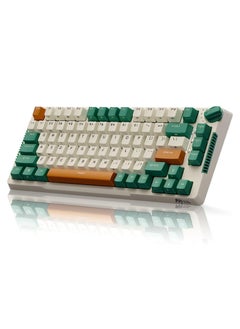 RK ROYAL KLUDGE H81 Wireless Mechanical Keyboard, Green 3 Mode Skycyan Switch