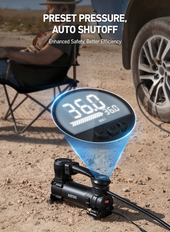 AstroAI T4 Heavy Duty Truck Tire Inflator, 120PSI Air Compressor - Image 2