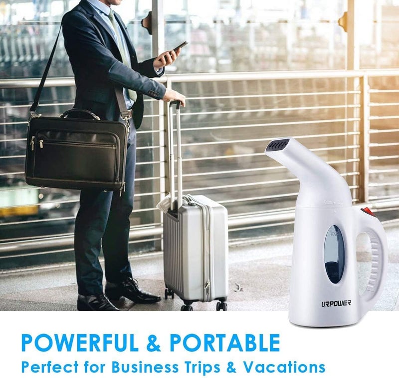 URPOWER Steamer for Clothes Steamer, Portable Handheld Garment Fabric Steamer Fast Heat-up Powerful Clothes Steamer with High Capacity for Home and Travel - Not for Abroad - Image 4
