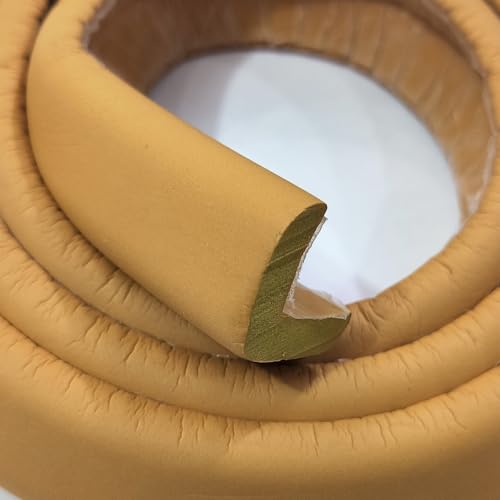BabySafeHouse Pre-Taped Furniture Edge Guard and Corner Protector - 6.5ft Edge + 4 Corner Guards (Light Brown Color) for Baby Proofing & Child Safety - Image 4