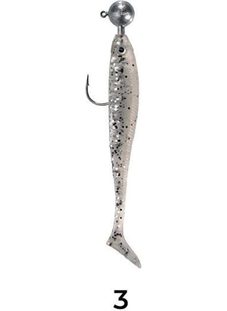 Ryuji Panic Shad 9 cm Silicone Fish Bait with Jighead 7 gr