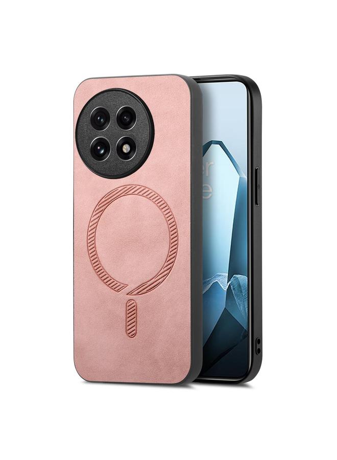 S-TOP Case For OnePlus 13 Solid Color Retro Magsafe PU Back Cover Phone Case - Image 1