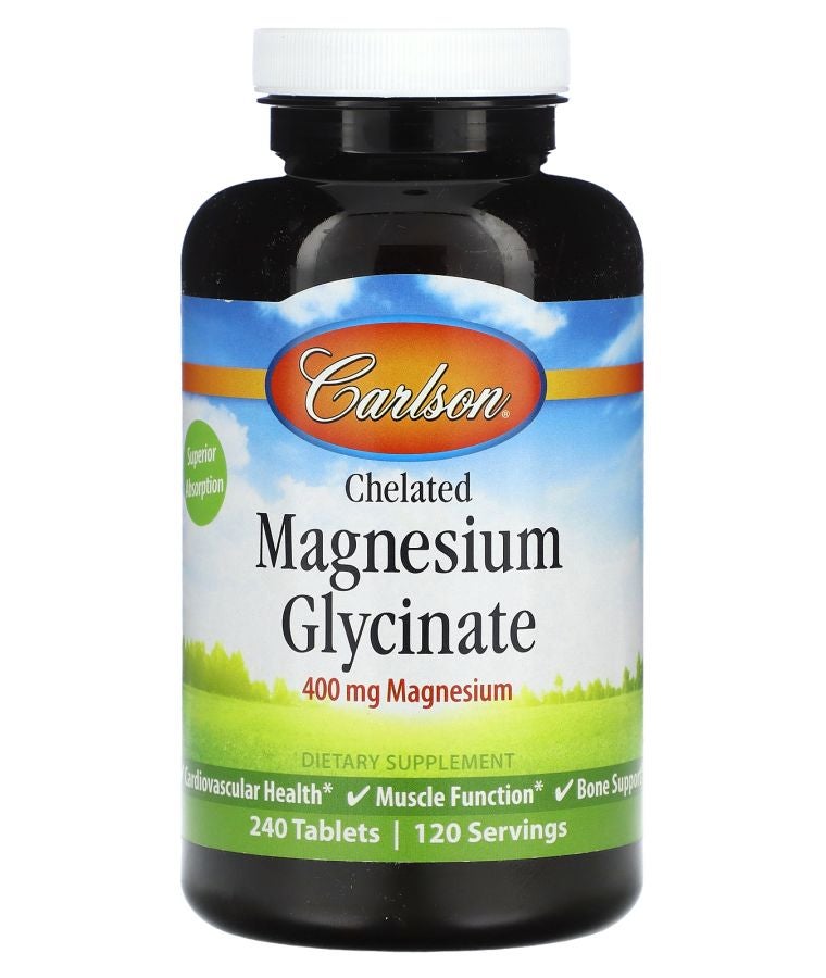Chelated Magnesium Glycinate 240 Tablets (200 mg per Tablet)