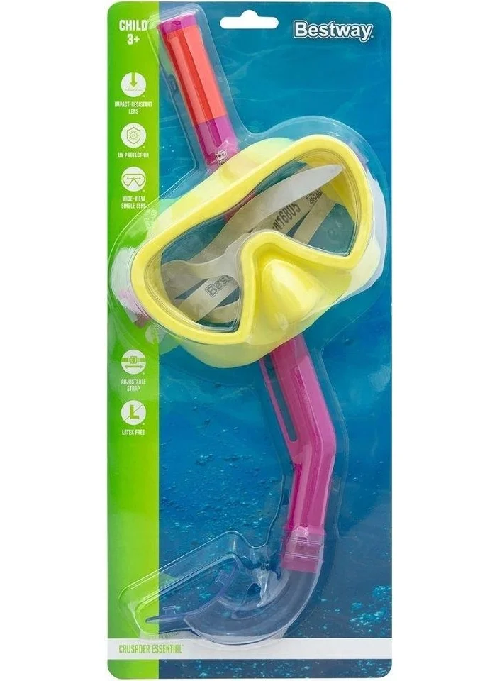 Bestway Mask Snorkel Child - 24036-YELLOW - Crusader Essential