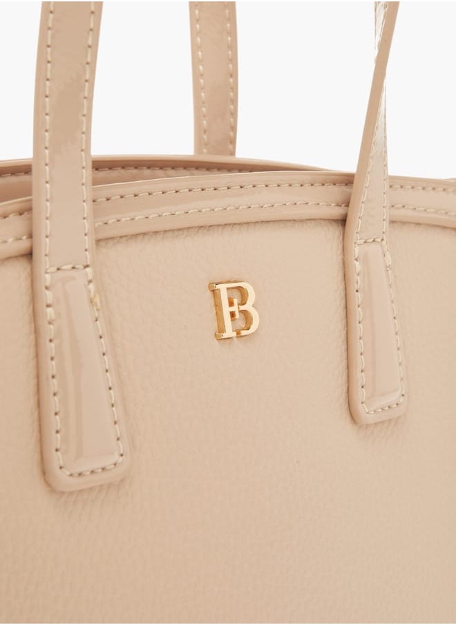 Flora Bella By Shoexpress - Women Monogram Tote Bag with Zip Closure - Image 1