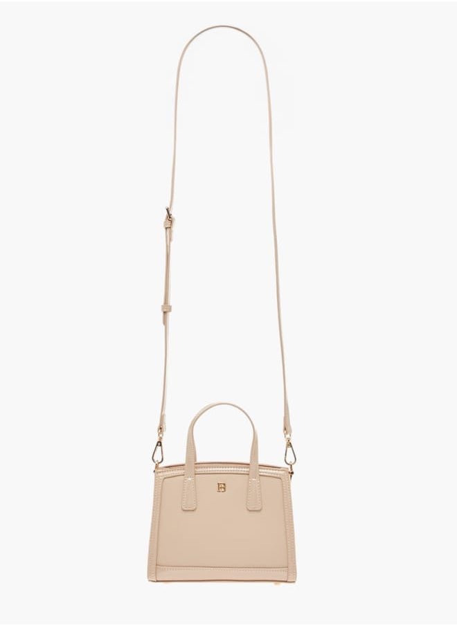 Flora Bella By Shoexpress - Women Monogram Tote Bag with Zip Closure - Image 1