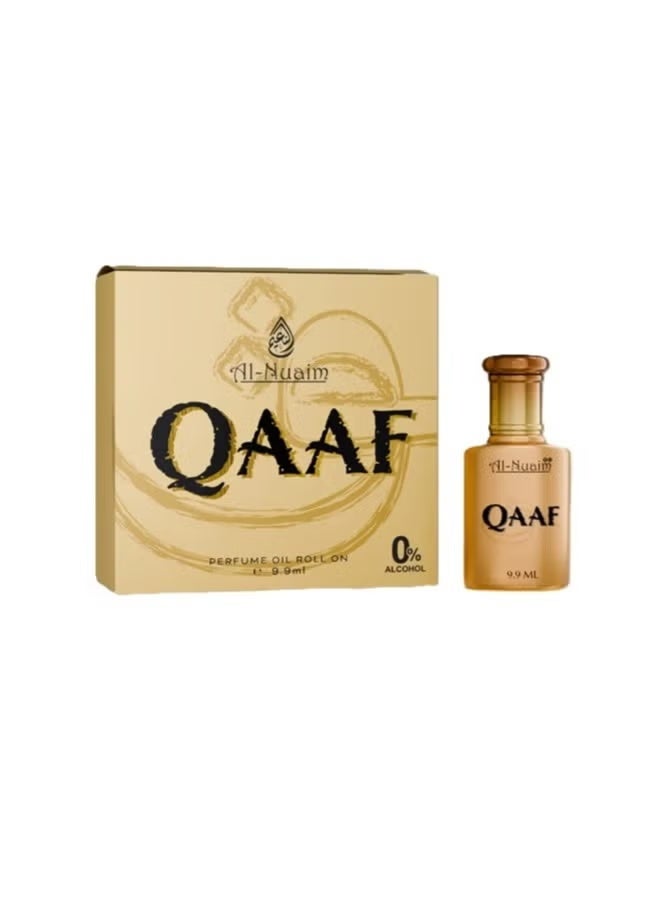 Al Nuaim QAAF Roll-On Attar 9.9ml | Fresh Woody Musk Fragrance | Alcohol-Free Long-Lasting Perfume for Men & Women - Image 1