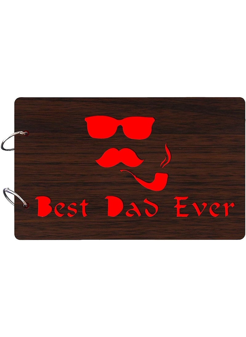 Generic LIFE TIME Natural Wood Elegance Handcrafted Wooden Photo Album for Cherished Memories 14  - Image 1