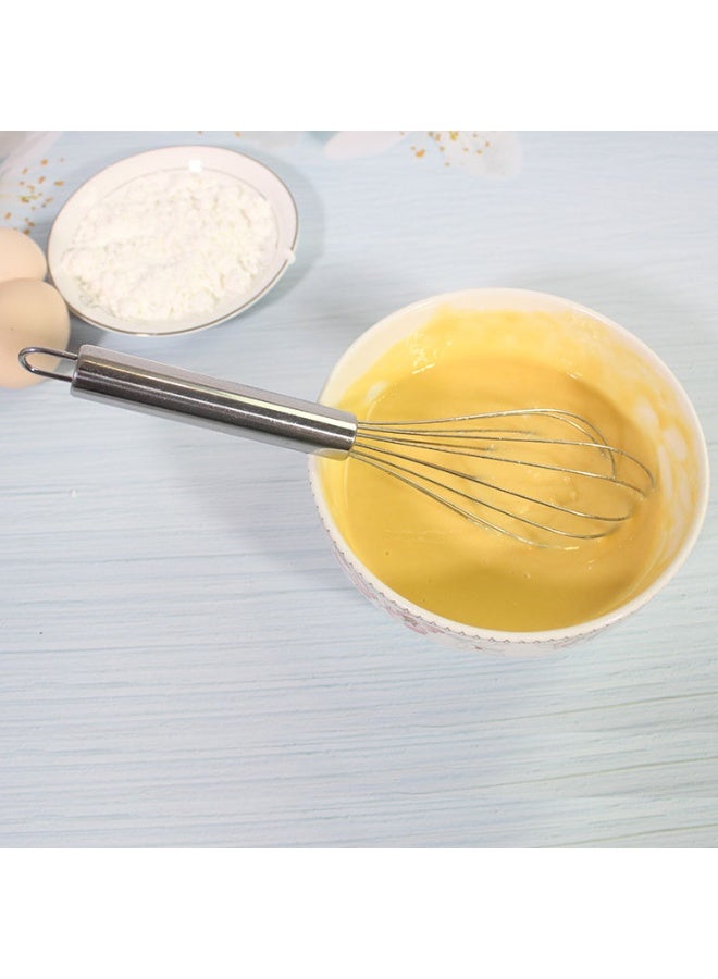 Stainless Steel Whisk, Kitchen Egg Beater Tool for Blending, Whisking, Beating and Stirring, Set of 3 (8 Inch+10 Inch+12 Inch) - Image 5