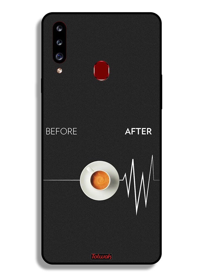 Tolwak Samsung Galaxy A20s Protective Case Cover Before After - Image 1