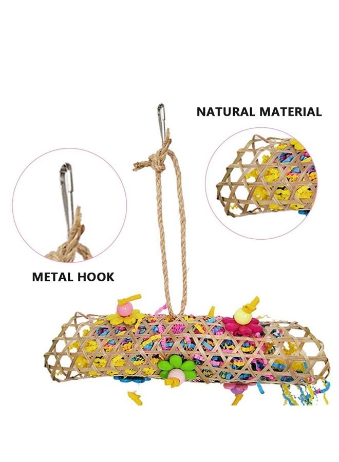 GUSGU 3 Pack Bird Shredder Toys Small Parrot Chewing Toys Parrot Cage Foraging Hanging Toy for Small Bird Parakeets Parrotlets Lovebirds Cockatiels - Image 3