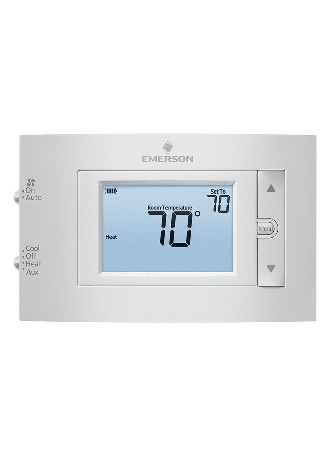 Emerson - Emerson 1F83H-21NP Heat Pump (2H/1C) Non-Programmable Thermostat - Image 1