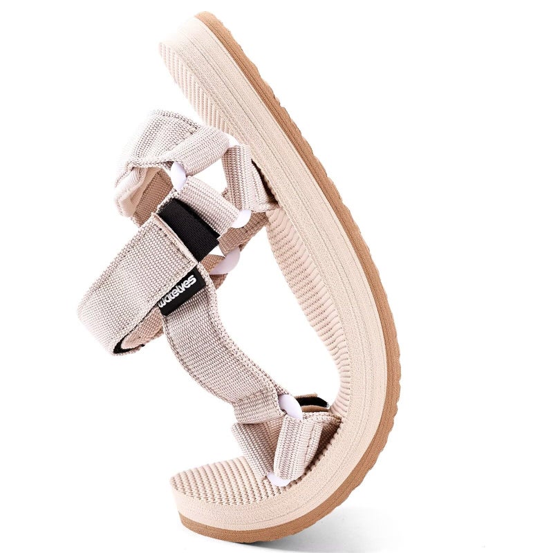 WateLves Womens-Sport-Sandals Hiking Sandals with-Arch-Support Webbing-Outdoor-Beach-Water-Sandals for Travel-Walking-Trekking-Camping(TB-Brown,37) - Image 4