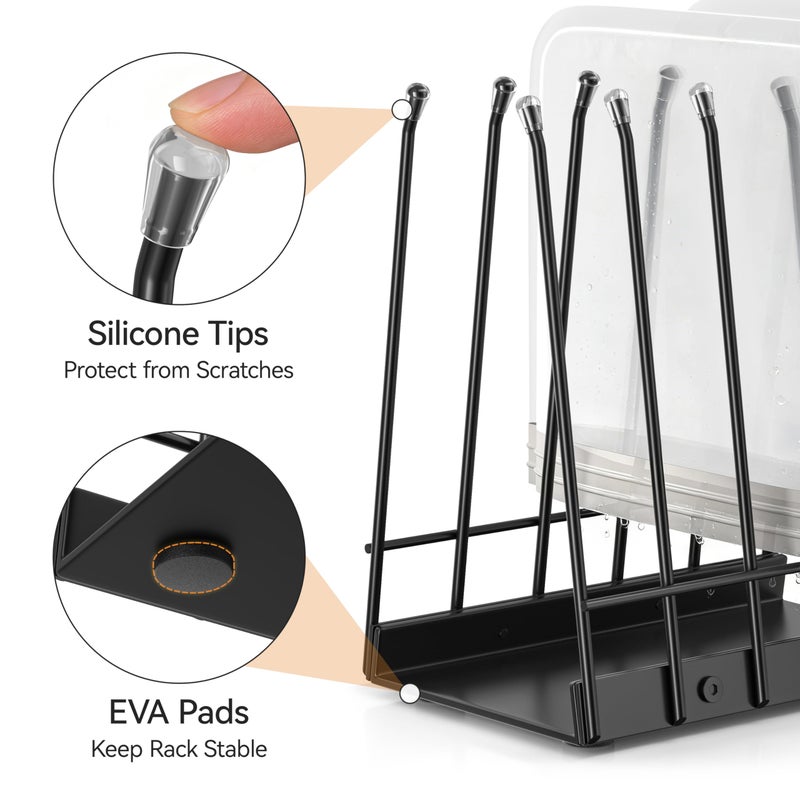 Josmimic Reusable Bags Drying Rack, Plastic Bags Dryer for Ziplock Lerine Silicone Gallon, Snack, Sandwich Storage Bags, Black - Image 4