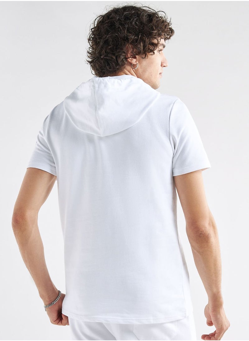 FAV - Las Vegas Print Hooded T-Shirt - Image 1