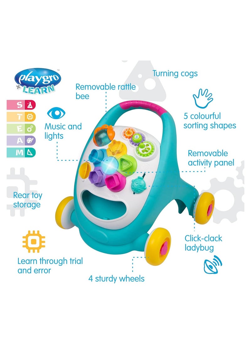 Playgro 3 in 1 Baby Walker, Sensory Explorer Music and Lights Activity Toys for Infants 6-12 Months, Walker for Baby Boy and Girl - pzsku/Z36DD96755DB2C3A6B46EZ/45/_/1708470169/a0a33919-66d2-49e7-8316-7dd27e56170b