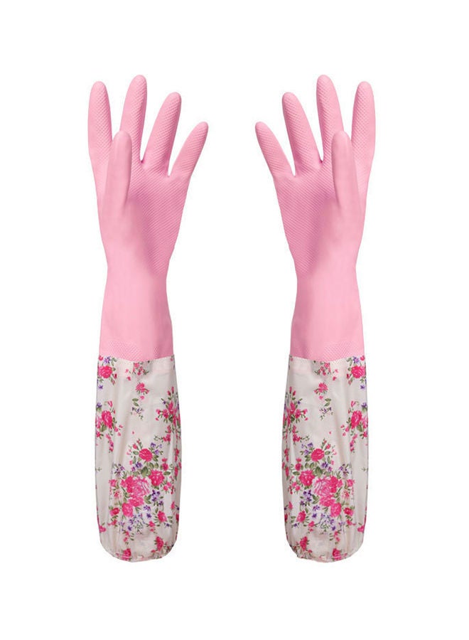 Thickened Dishwashing Gloves Multicolour 52centimeter