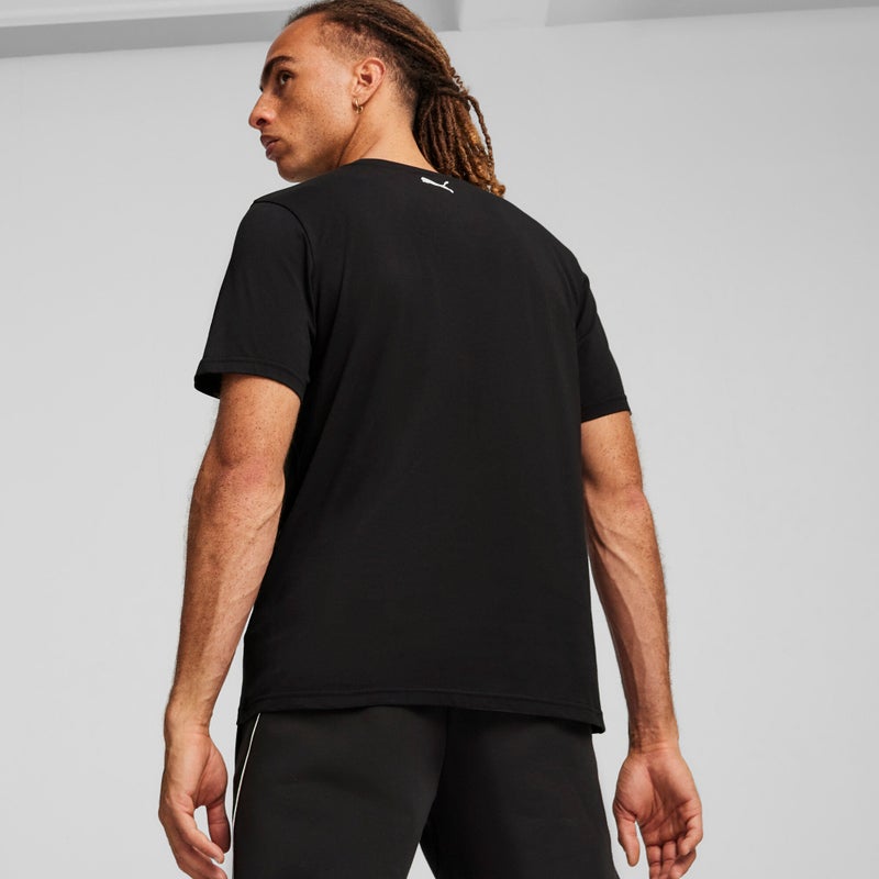 PUMA Scuderia Ferrari Race Mens Black T-shirt - Image 2