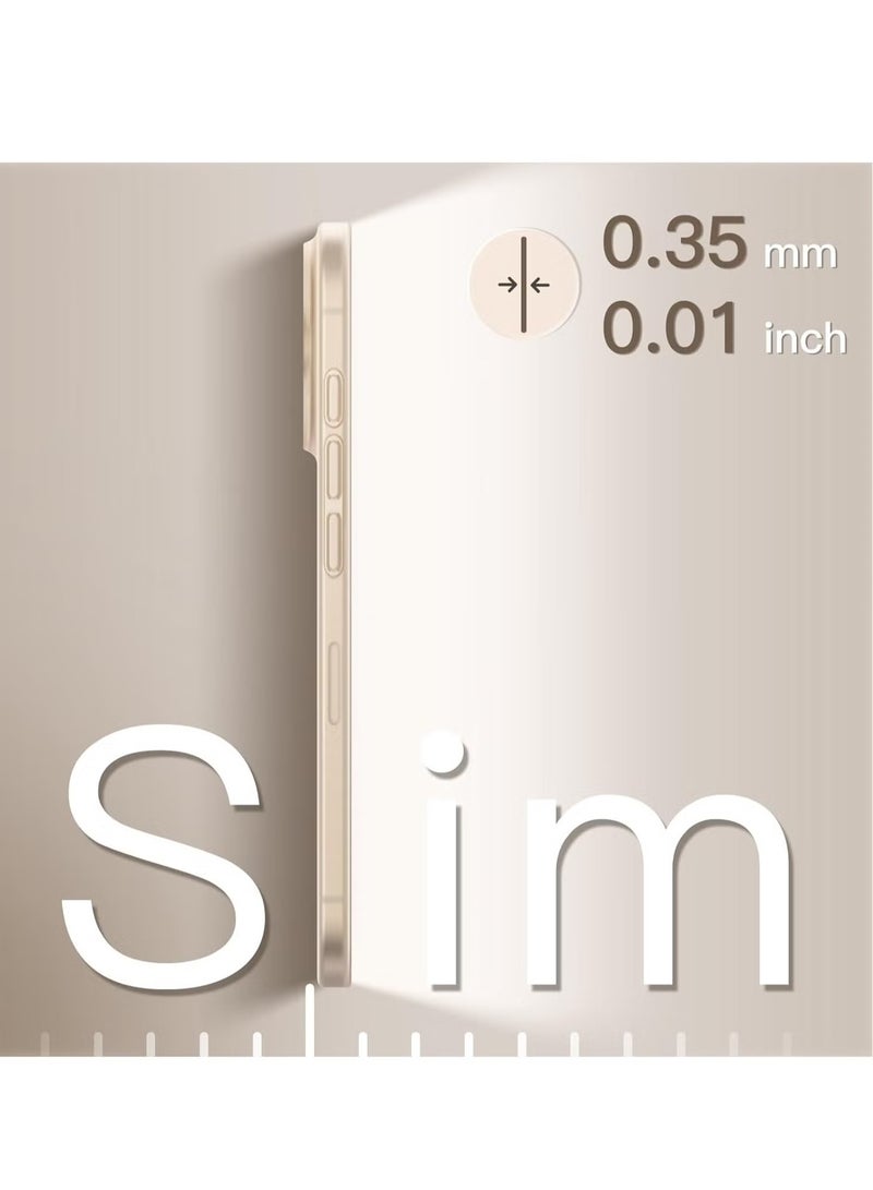 TIGER Ultra-Slim 0.35mm Case for iPhone 16 Pro Max (6.9 Inch) – Lightweight Matte Finish, Full Camera Lens Protection, Minimalist Hard Cover, Shock Absorbing, Anti-Fingerprint – Desert Titanium Design, Perfect Fit for iPhone 16 Pro Max - Image 3