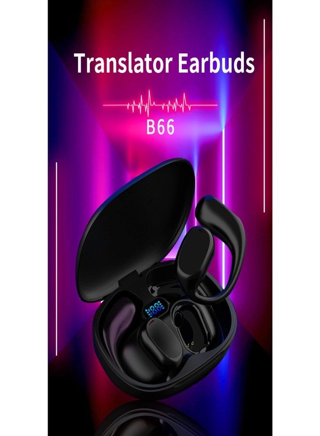 Yoidesu Bluetooth Translation Earbuds, Multi Country Language Translator Wireless Earphones with Charging Case, 2-Way Fast Accurate Real-Time Translation, ENC Noise Reduction, 80 - Image 2