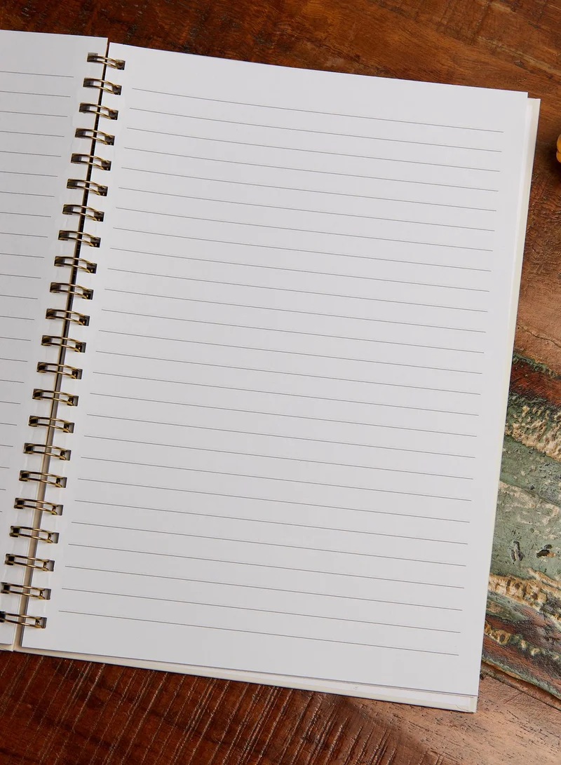 Back to school kit A4 Spiral Hardcover Notebook - Weekday