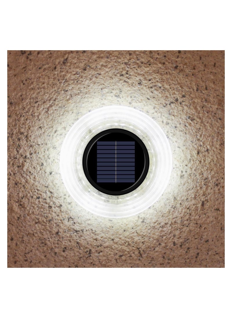 Generic Solar Ground Lights Outdoor Waterproof 28 LED, Bright Solar Powered Landscape Lights, Solar Lights for Outside Pathway, Wall, Deck, Fence (Cold White, 1 Pack)  - Image 1