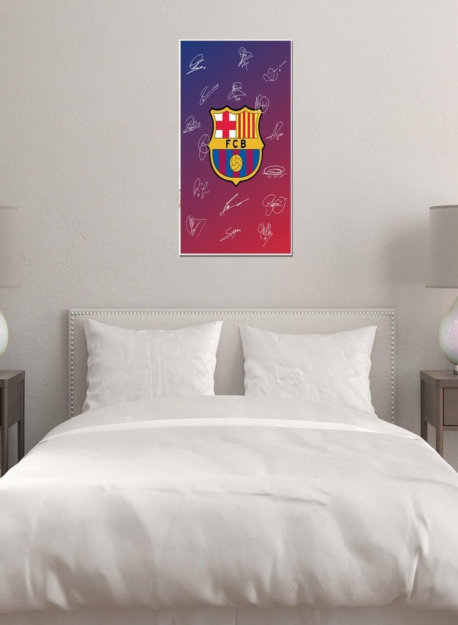 Roostaflag FC Barcelona Poster | Messi Poster Barcelona | 12 x 18 Inches | Multicolor | Unframed | Peel & Stick | Living Room, Bedroom, Home Office - Image 4