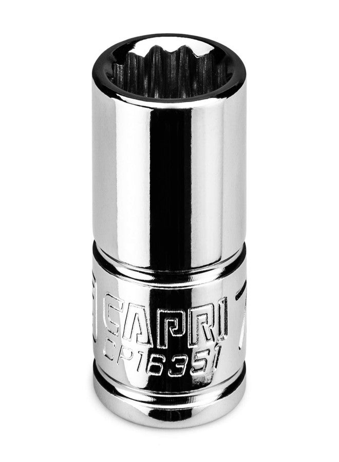 Capri Tools 7/16 in. Shallow Socket, 3/8 in. Drive, 12-point, SAE - Image 2