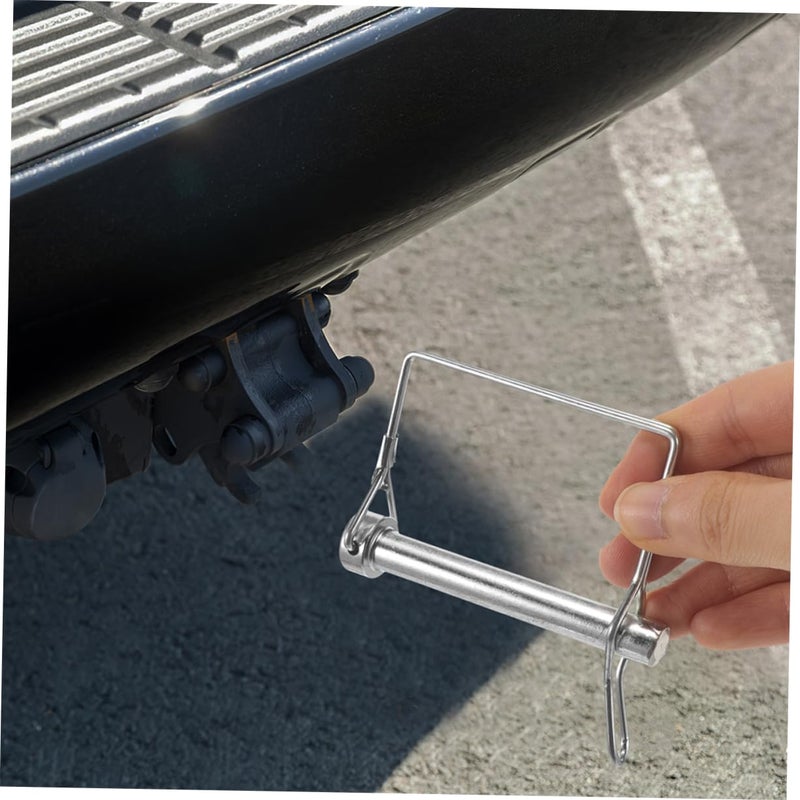 2 Pcs Heavy Duty Locking Coupler Clips For Trailer Hitch Safety Secure Towing Sturdy Steel Standard Compatible - Image 4
