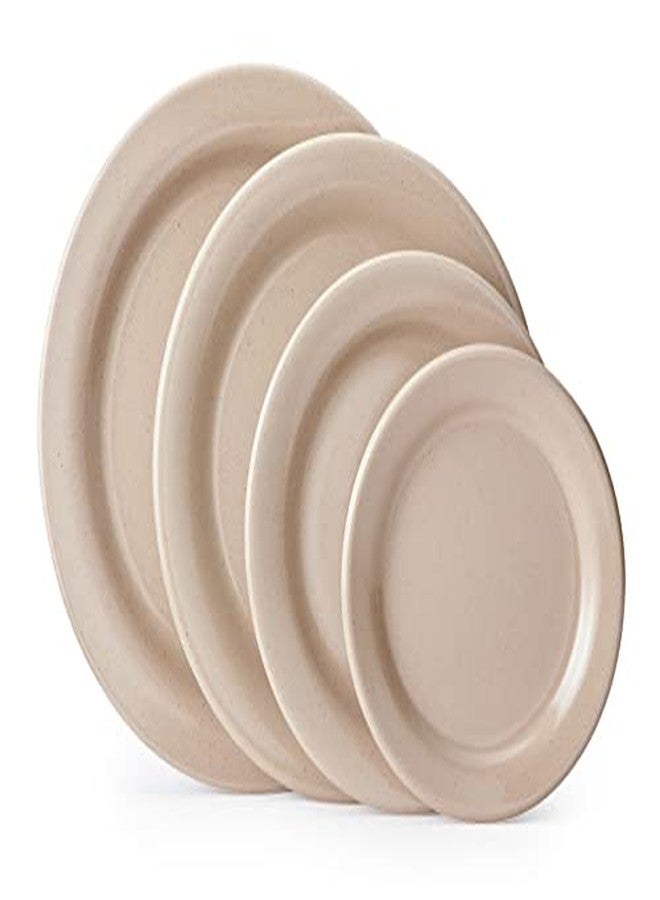 GET BF-700-S Shatter-Resistant Melamine Appetizer Plate, 7.5", Sandstone (Set of 12) - Image 4