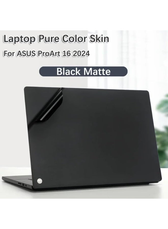 ملصق حماية لاب توب متوافق مع ASUS ProArt P16 2024 H7606 H7606W مقاس 16 بوصة - ملصق مضاد للخدوش بفيلم ثلاثي الجوانب - Image 2