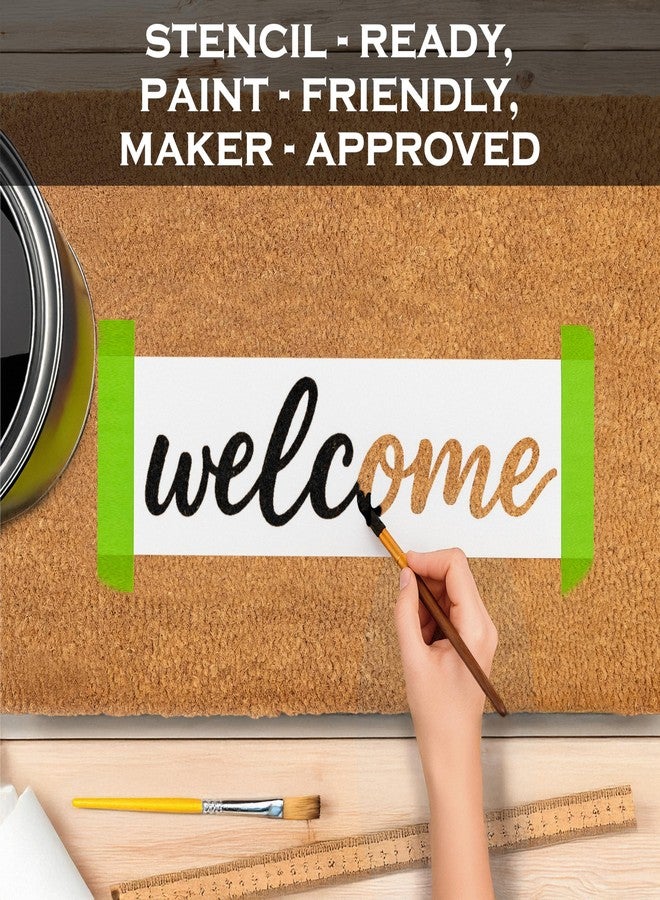 MAINEVENT Blank Doormat Coir 30x17 Inch for Screen Printing, Plain Door Mat for Outdoor Painting - Image 5