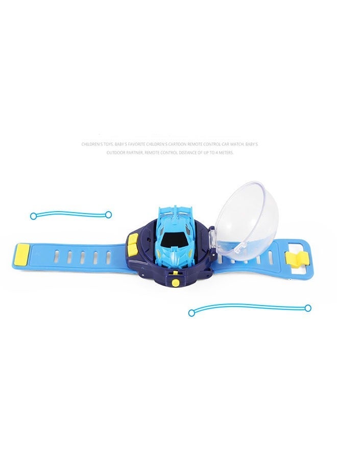 Mini Car Watch Toys for Kids, Wrist Racing Car Watch Toy, USB Charging Cartoon RC Small Car Interactive Game Toys, Gift for Boys and Girls - Image 4