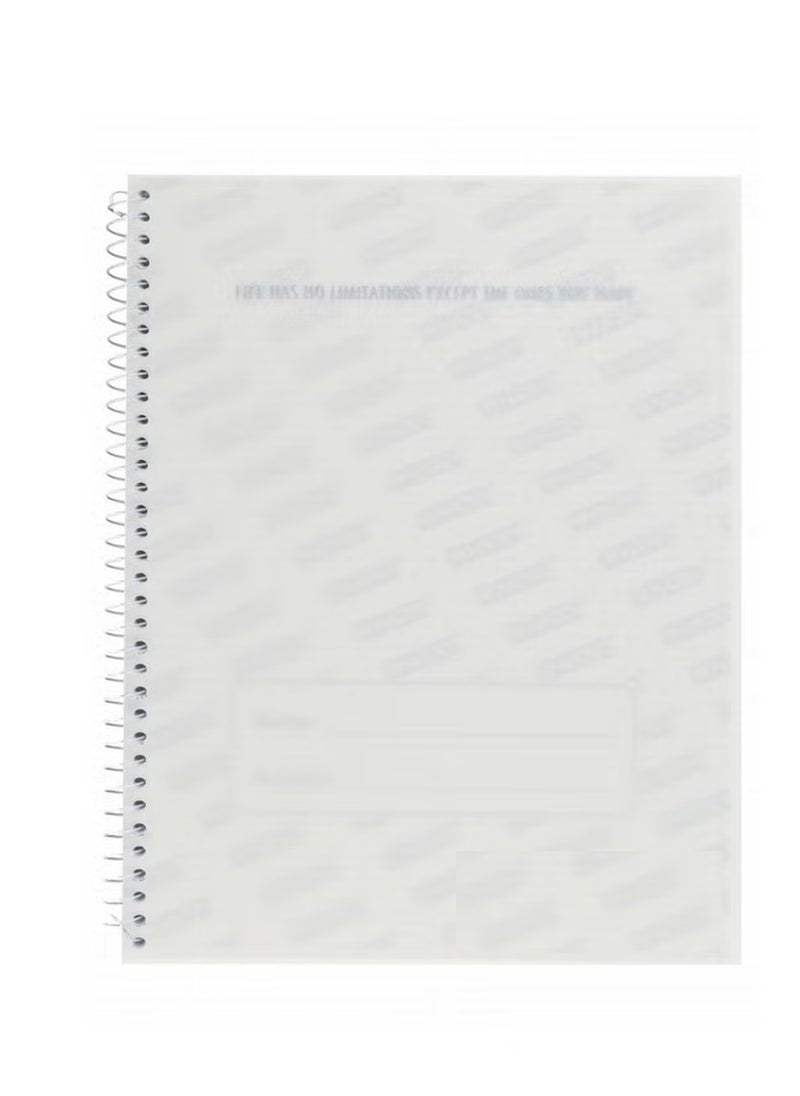 PARTNER - 1-Piece B5 Size Spiral Binded Notebook With Assorted Plastic Covers - Image 1