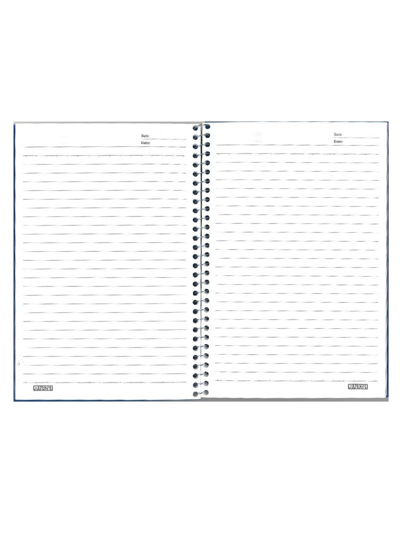 PARTNER - 1-Piece B5 Size Spiral Binded Notebook With Assorted Plastic Covers - Image 1